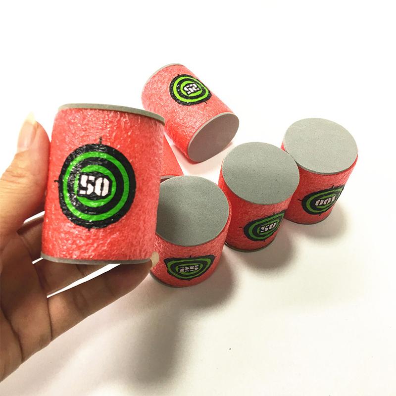 Non-Toxic 100/50Pcs 7.2Cm Refill Darts Bullets For Nerf N-Strike Elite Series Blasters Children Toy Gun Soft Bullet Foam Guns Accessories