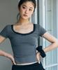 MIXXO U-Neck Dot Short Sleeve T-Shirt Re Hwg40Ts_Miwhwg72Qs