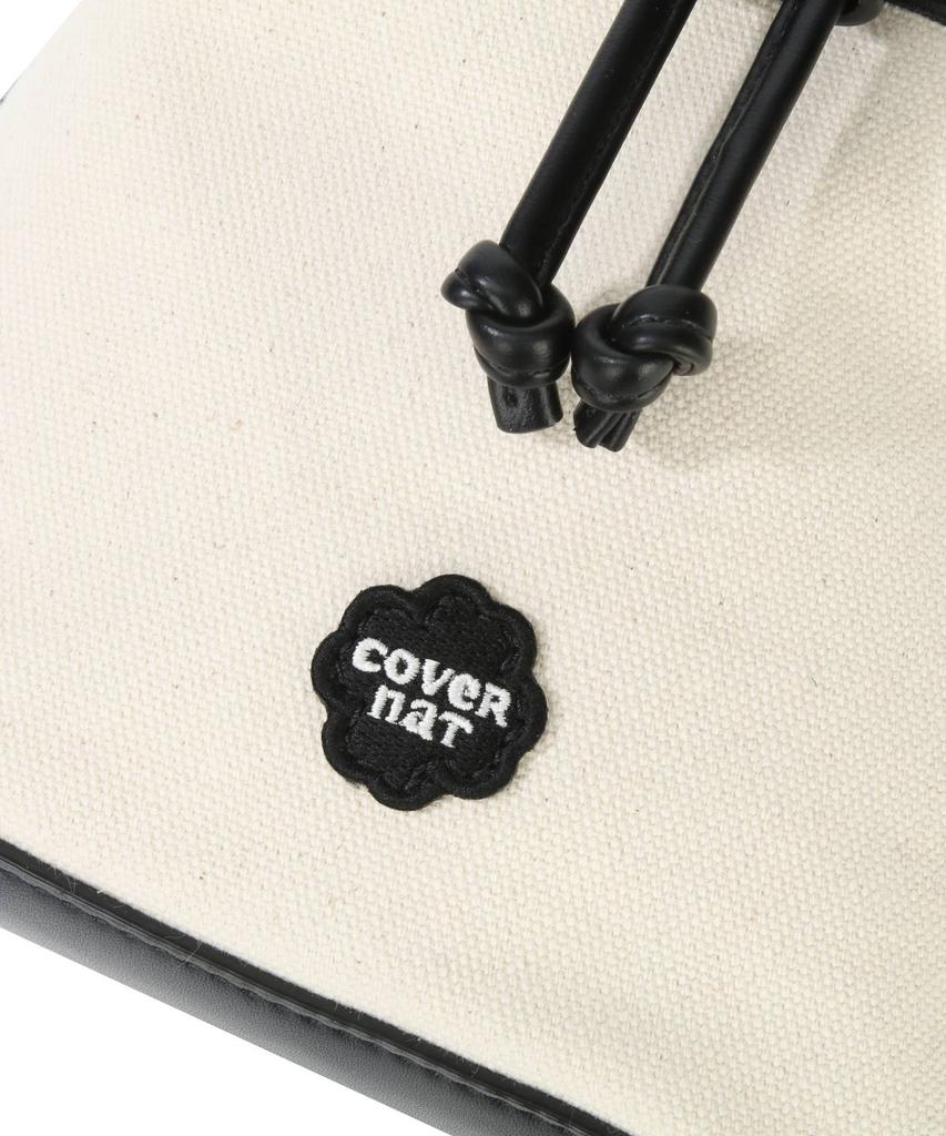 Covernat Woman Clover Heart Emma Bucket Bag Black