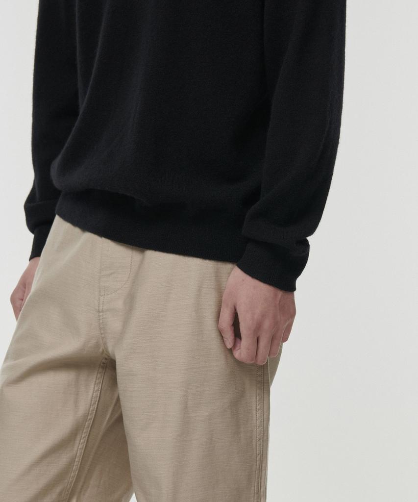 MUSINSA STANDARD [Premium] 100% Cashmere Turtleneck Knit [Black]