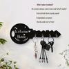 Temu Retro Wall-Mounted Wooden Key Hook & Home Décor Pendant