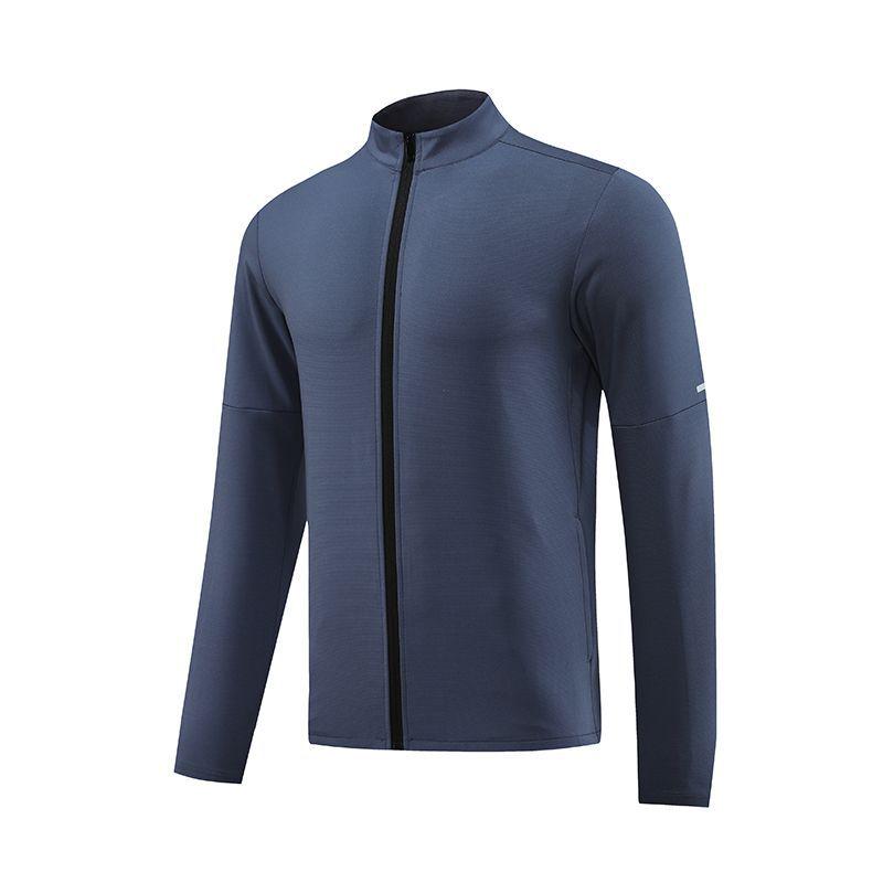 Herren Leichte Schnelltrocknende Sportjacke: Cardigan mit durchgehendem Reißverschluss für Laufen, Fitness und Training