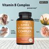 Vitamin-B-Komplex-Kapseln unterstützen die Gesundheit des Nerven- und Immunsystems und fördern den Stoffwechsel.