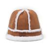 Ojeueogeuweeo Six-Piece Bucket Hat Brown