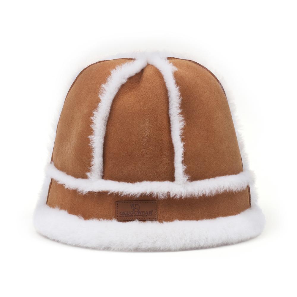 Ojeueogeuweeo Six-Piece Bucket Hat Brown