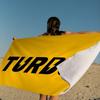 T-Turbo Logo Bath Towel Microfiber Soft Water Absorbing Breathable For Girl Kids Decorative Cartoon Beach Towel