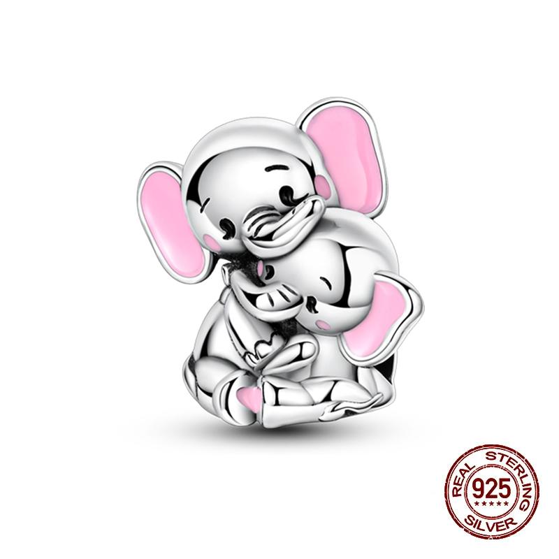 100% Copper Coffee Cat Rabbit Bear Penguin Charms Bead Fit Pandachoriginal Bracelets Diy Birthday Jewelry Gift