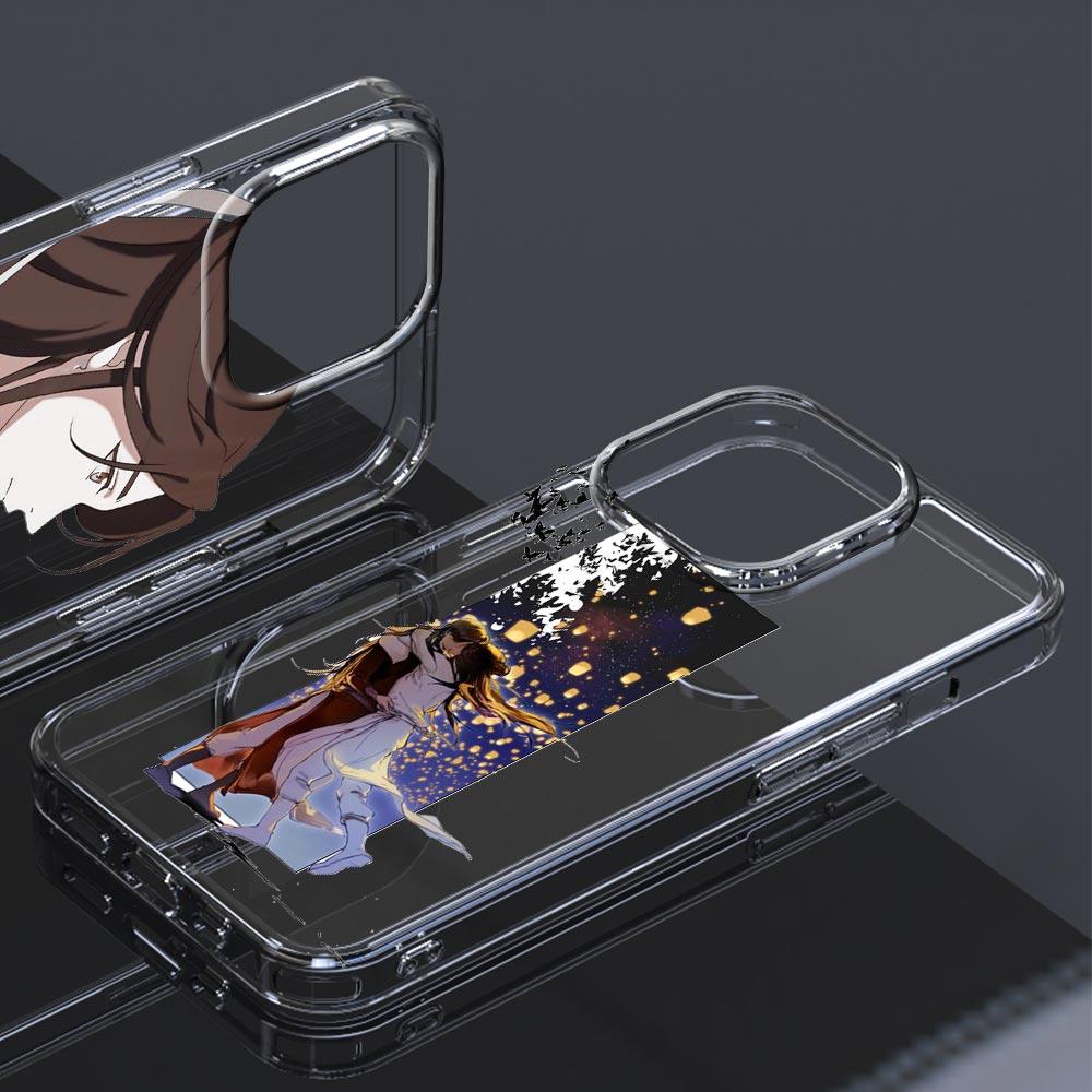 Heaven Official's Blessing For IPhone 18 15 14 13 11 12 Pro Max X XR XS Phone Case For IPhone 18 15 14 7 8 Plus SE Clear Soft Cover