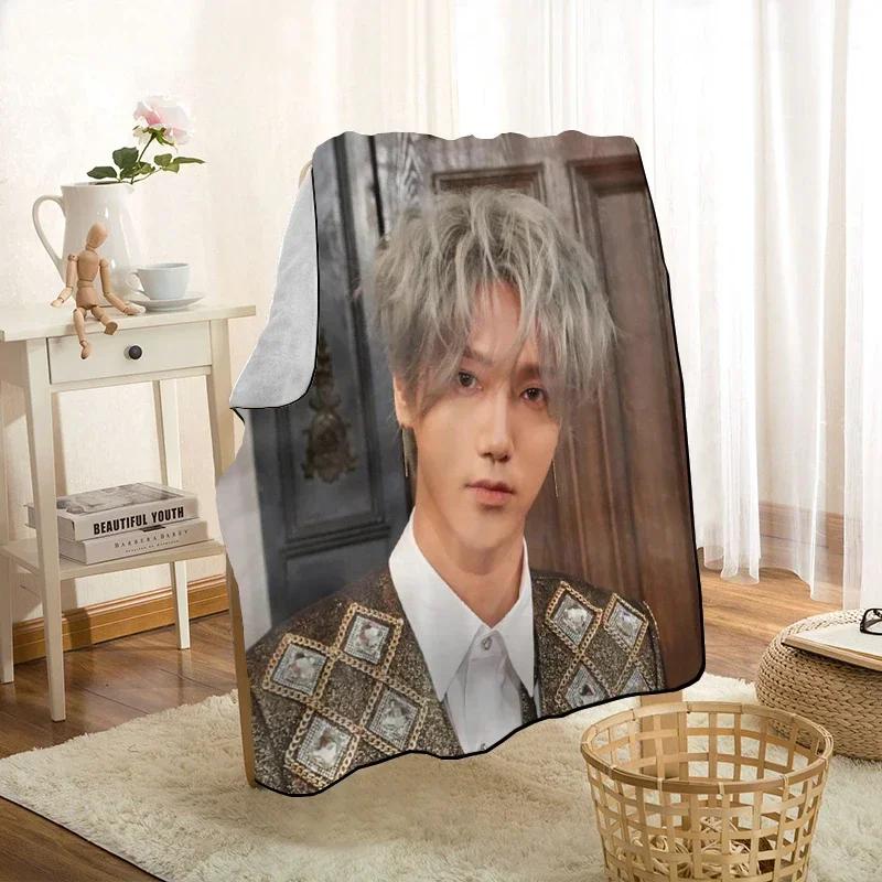 New Arrival Super Junior KPOP Blankets Printing Soft Blanket Throw On Home/Sofa/Bedding Portable Adult Travel Cover Blanket