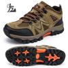 New Mens Hiking Shoes Breathable Lace Up Trekking Male  Light Cushioning Outdoor Climbing Tourism Sneakers for Men Trekking Shoe