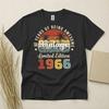 60th Birthday T Shirt Born In 1966 Gift 60 Year Old T-Shirt Vintage Style Tee