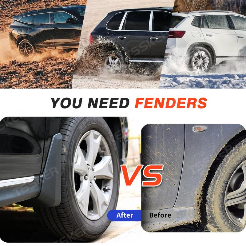 For Buick Excelle 2009-2017 2012 2013 2014 2015 2016 Fender Mudflaps Splash Guards Mudguards Mud Flaps Car Accessories