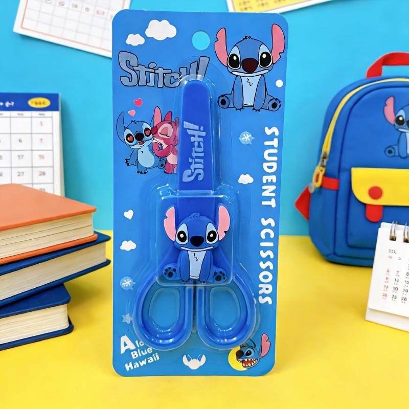 Disney Ciseaux créatifs Stitch avec étui, Coupe-papier de sécurité, Cadeau de vacances, Mini-ciseaux Stitch avec étui