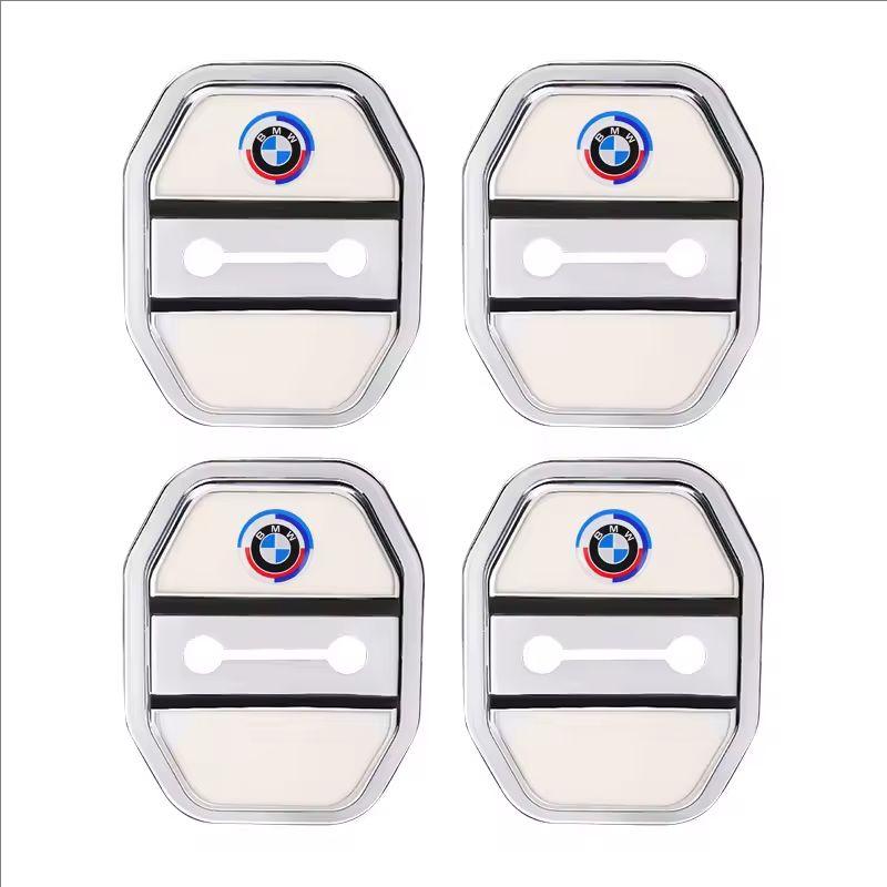 CTCE1 4Pcs Silicone Car Door Lock Buckle Protector Cover Interior Accessories For BMW G80 G06 G07 G42 G14 G15 G16 F82 F20 F21 F83 M2 M