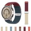 20mm/22mm band voor Samsung Galaxy Horloge 4 5 Pro Actieve 2 Gear S3 Gevlochten Solo Loop armband Correa Huawei Horloge GT 2 3 Band