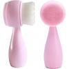 Pack Of 2 Manual Face Cleansing Brush Double Sided Gentle Exfoliation