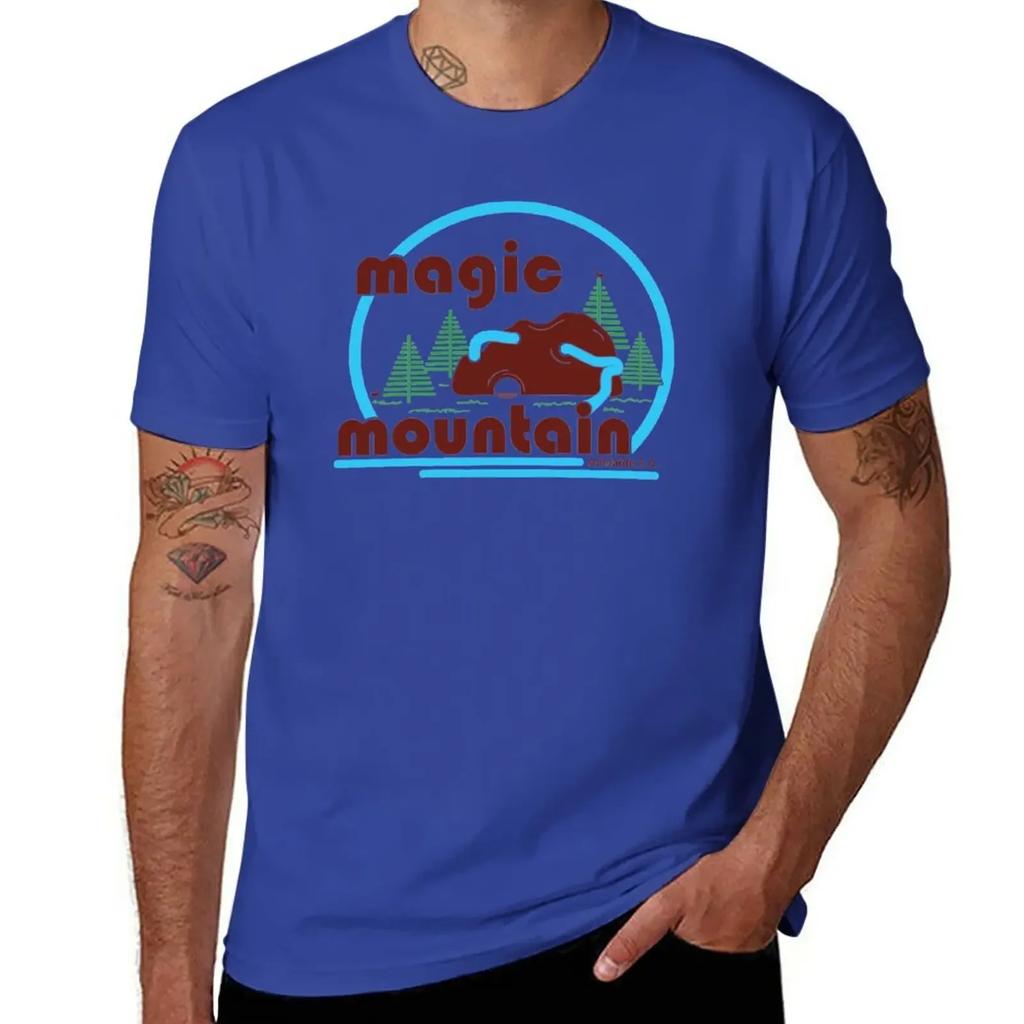 Magic Mountain by Decibel Clothing T-Shirt Korean Fashion Plain Quick-drying Heavy Weight T Shirts for Men