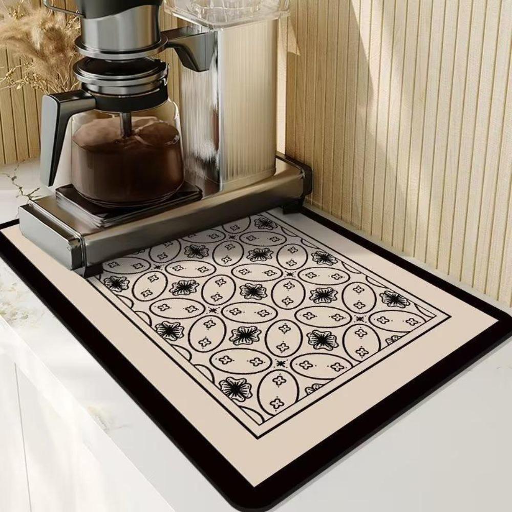 Tapis égouttoir absorbant tapis de Table sans lavage tampons pour la vaisselle Machines à café tapis de séchage bol