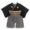 Boys' Hakama Romper, 70cm, Baby Hakama, Japanese Clothing, Coverall, Formal, Black, TM001, 70cm