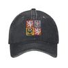 Czech Republic Coat of Arms Baseball Caps Accessories For Unisex  Adjustable Trucker Hat