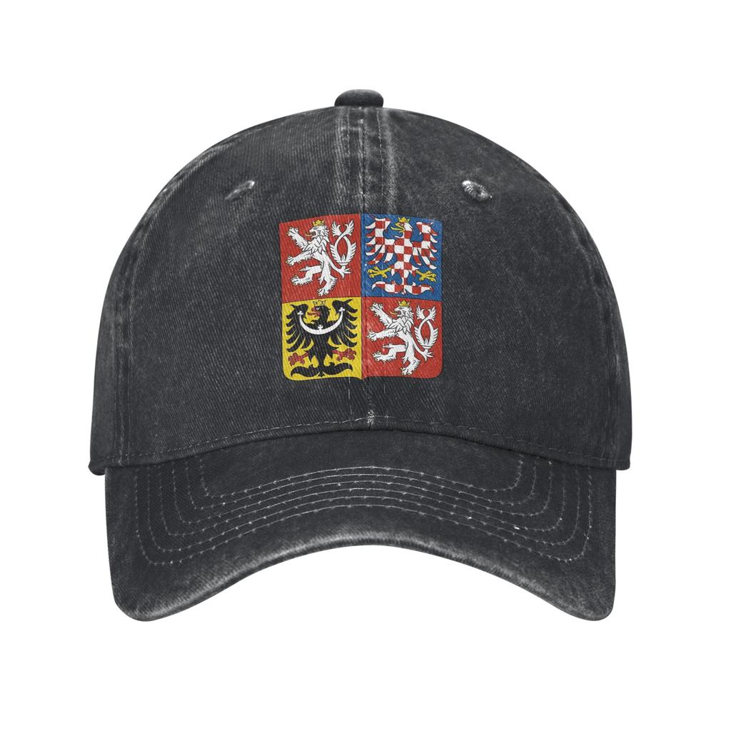 Czech Republic Coat of Arms Baseball Caps Accessories For Unisex  Adjustable Trucker Hat