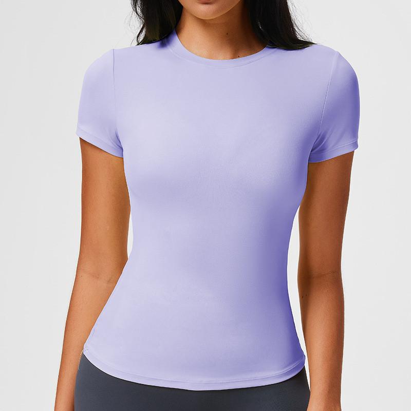 Womens Summer Yoga T Shirt With Breathable Fabric For Running And Fitness Practice