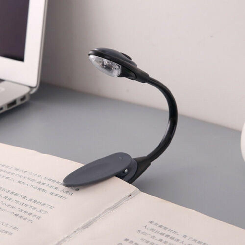 Night Desk Lamps Flexible LED Book Light Clip On Lamp Reading Travel Light