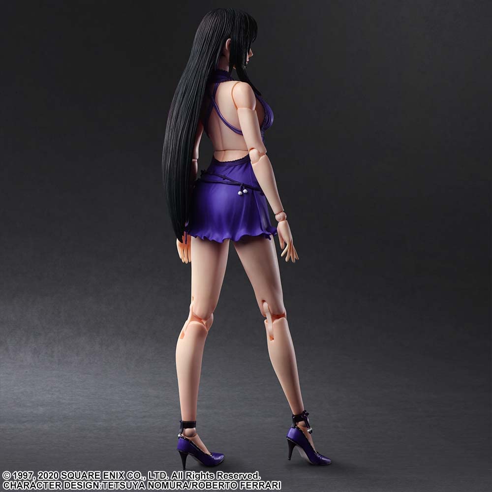 Final Fantasy VII Remake PLAY ARTS Kai Tifa Lockhart Dress Ver. PVC Painted Action Figure