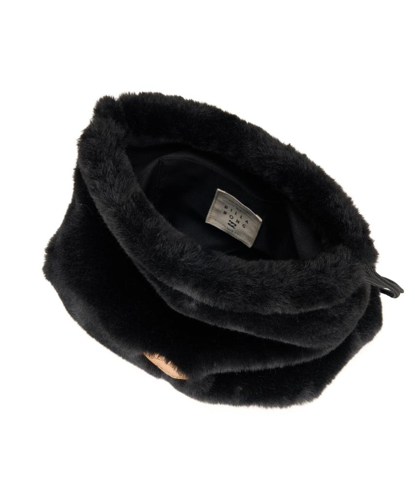 Fur shoulder bag