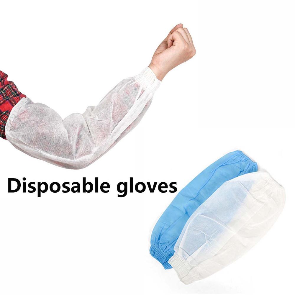 Anti-fouling Non-woven Fabrics Resistance Oil Cleaning Gloves Disposable Oversleeve Oversleeve Arm Sleeves Sleeve Covers