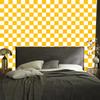 Checkerboard Wallpaper Gold and White for Living Room and Bedroom 50x1000