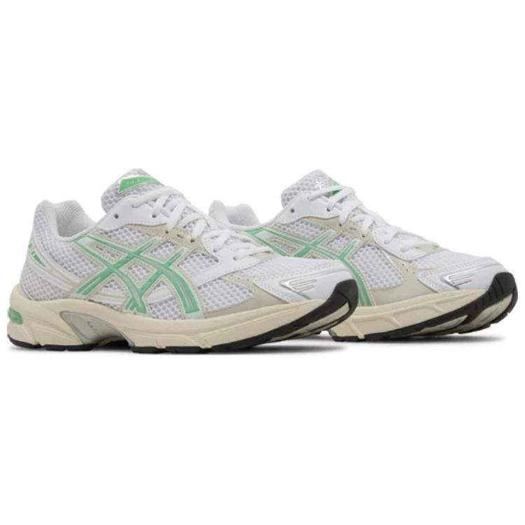 Asics Gel 1130 White Malachite Green Off White Midsole Women's 1202A164-114