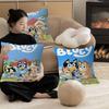 Cartoon B-Blueys Stitch Lucky Dragon Pillow Cover Sofa Cushion Cover Home Room Decoration Children Gift