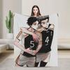 Haikyuu Bokuaka Blankets Fleece Decoration Karasuno Volleyball Kageyama Super Soft Throw Blanket for Home Outdoor Bedding Throws