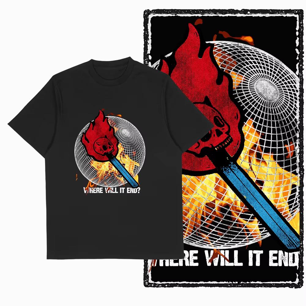 CoolMind U4 Streetwear Cool Potisk Pánské Exkluzivní Grafické Tričko 100% Bavlna Velká Velikost Retro Černé Pánské Novinkové Tričko