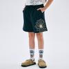 [mardimercredi] KIDS SWEAT SHORTS FLOWER_NAVY CREAM
