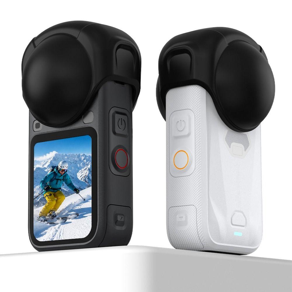 Anti-Scratch Camera Lens Cap Silicone Lens Protector for Insta360 X6 Action Camera Accessories