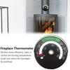 Wood Fireplace Thermometer Magnetic Fire Stove Pipe Thermometer Meter Fireplace Accessories For Avoiding Stove Fans Damaged