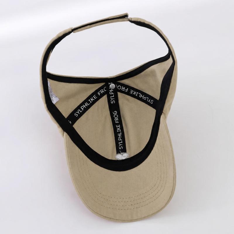 Girls Open Top Baseball Cap With Ponytail Opening And Heart Embroidery, Sun Shade Visor Hat For Kids Summer Outdoor Daily Travel Wear