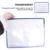 Waterproof File Folder Plastic File Storage Case Portable Document Storage Bag Student