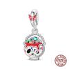 Halloween Charms Bead 925 Silver Luminous Pumpkin Ghost Dangle Fit Bangle Bracelet Necklace DIY Jewelry