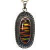 Natural Opal Pendant 33.5 Ct 925 Sterling Silver Oval Gemstone October Birthday Birthstone