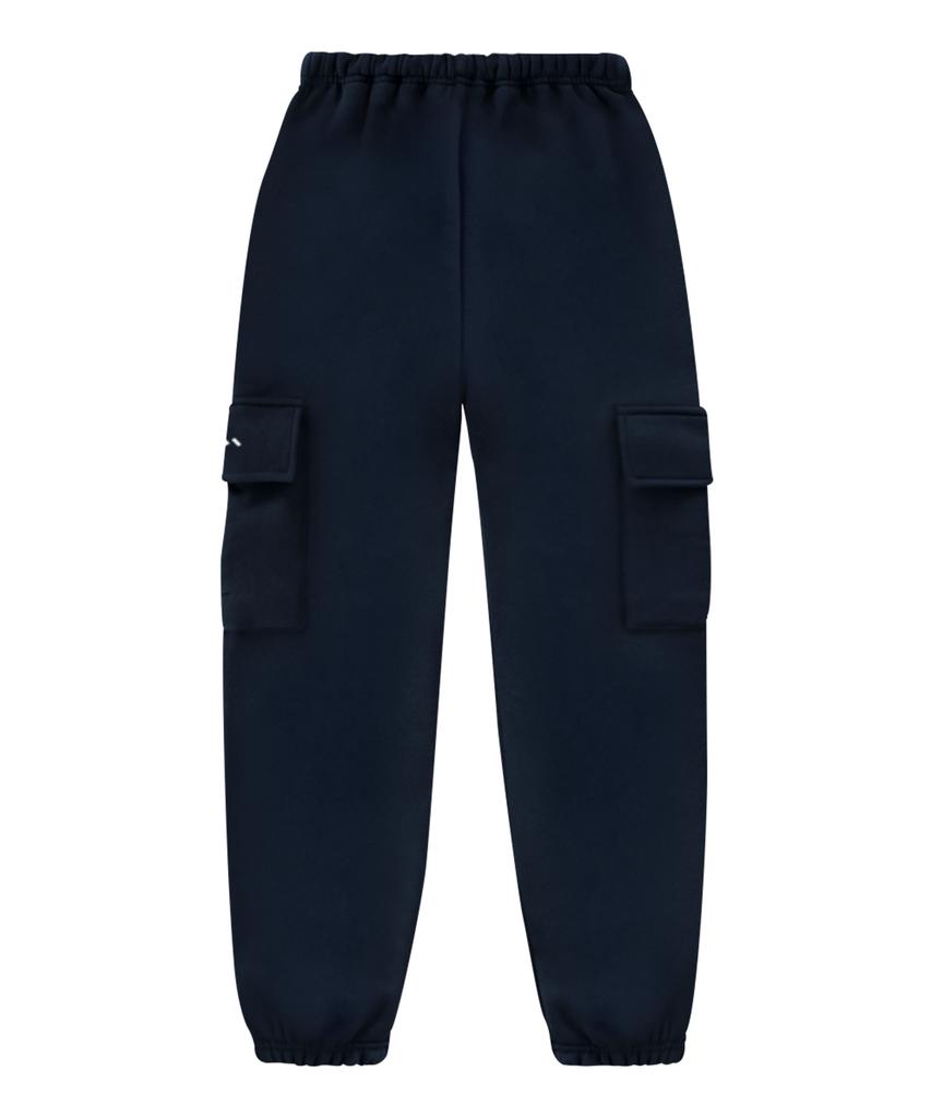 INJIACTIVE Fleece Cargo Jogger Navy