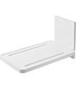 Yamazaki Magnetic Bathroom Folding Shelf, White, Approx. W22 X D38.7 X H22cm, Tower Design, Easy Installation, Space-Saving, Product Number: 5532