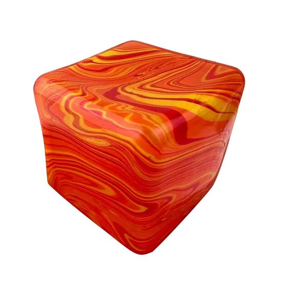 Decompression Flow Texture Cube Toy Anxiety Relief Stress Cube Squeeze Sensory Toy Slow Rising Office Workers Relaxation TPR Stress