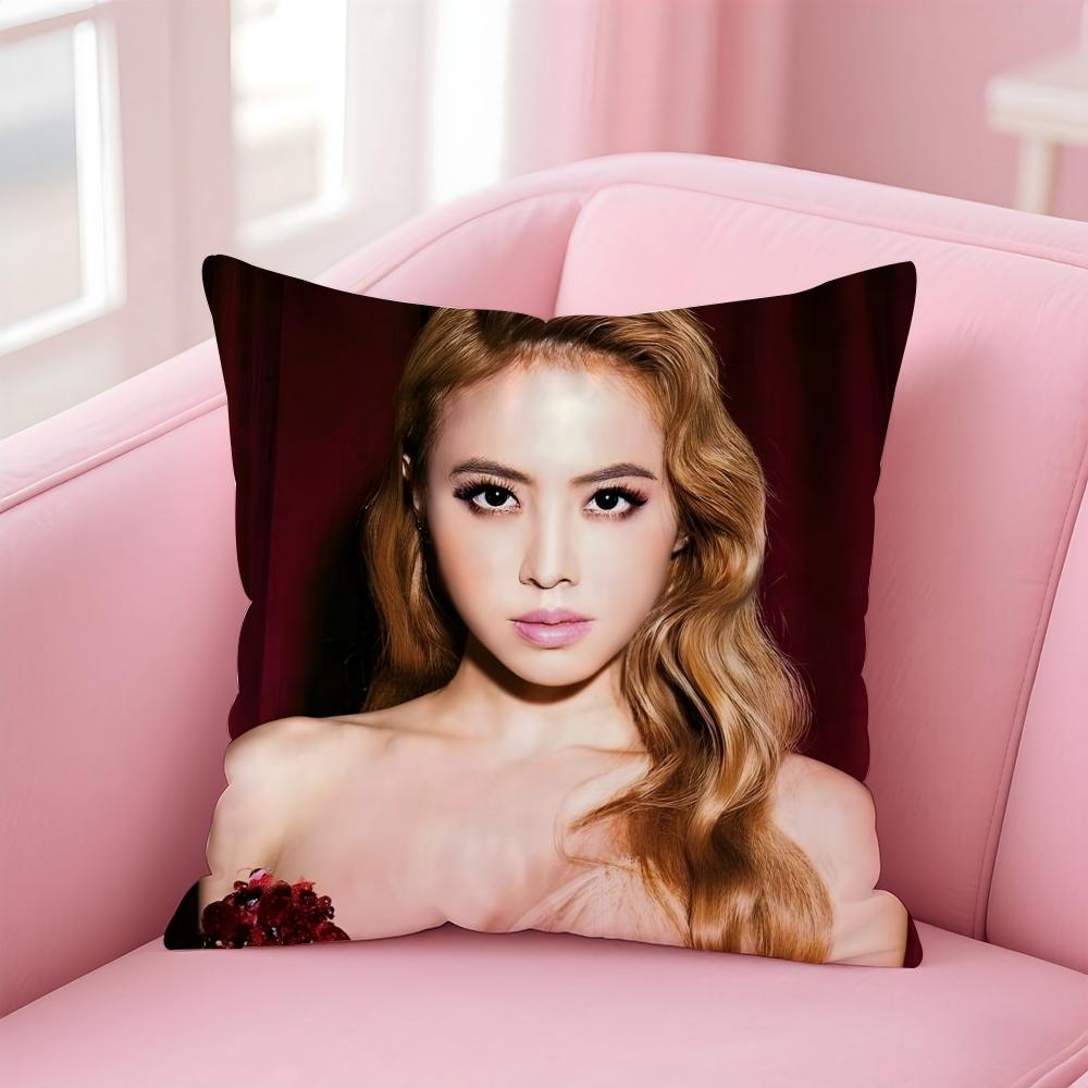 Popular fashionable Chinese singer JJolin Tsai Cushion Cover Pillow Case Soft Friendly Fabric  Concealed Zipper