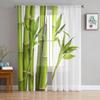 Bambus Weiße Tüll Vorhänge Transparent für Wohnzimmer Dekoration Vorhang für das Zimmer Schlafzimmer Küche Voile Organza Vorhänge