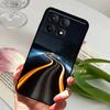 POCO X6 Pro 5G tokhoz POCOX6 Ütésálló Puha TPU Szilikon Telefonfedél Xiaomi POCO X6 Pro 5G-hez Capa Rajzfilm Matt Ütésvédő