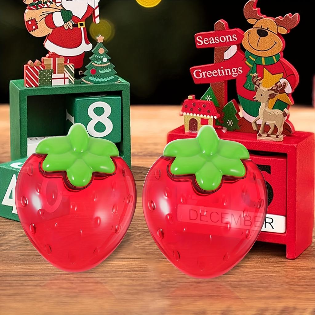 6 Packs of Strawberry Jewelry Boxes, Candy Boxes, Candy Cans, Candy Containers, Valentine's Day Strawberry Containers, Gifts for Teachers and Friends