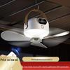 Ventilateur de Plafond Sans Fil avec Télécommande et Veilleuse USB - Portable pour Chambres d'Étudiants, Camping, Chambres à Coucher